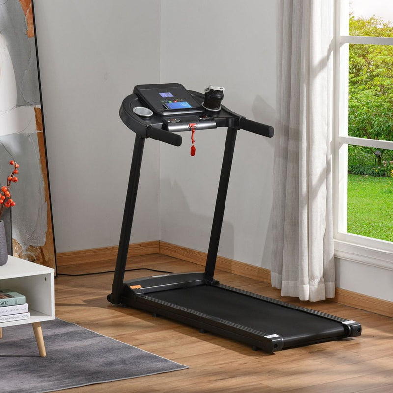 HOMCOM 1.5HP Electric Treadmill, 12km/h with 12 Programs & LED Display - view 2
