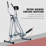 High-Quality LCD Air Walker Glider Cross Trainer for Home Gym - HOMCOM - image 4