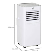 7000 BTU Mobile Air Conditioner with Remote White - view 3