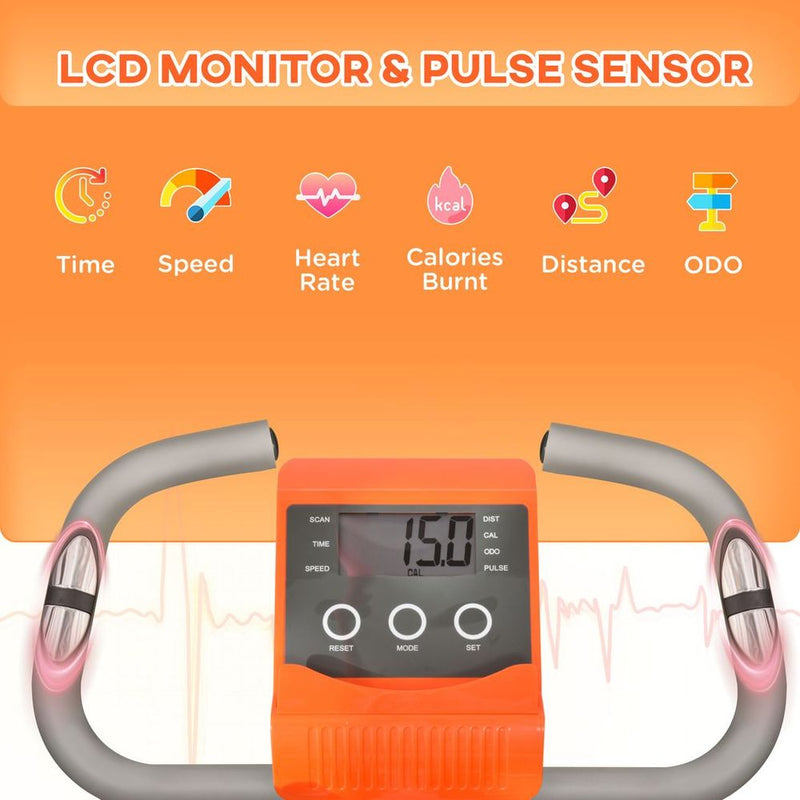 Ultimate Home Fitness Solution: 2-In-1 Exercise Bike with Pulse Sensor - Adjustable & Reliable - image 5