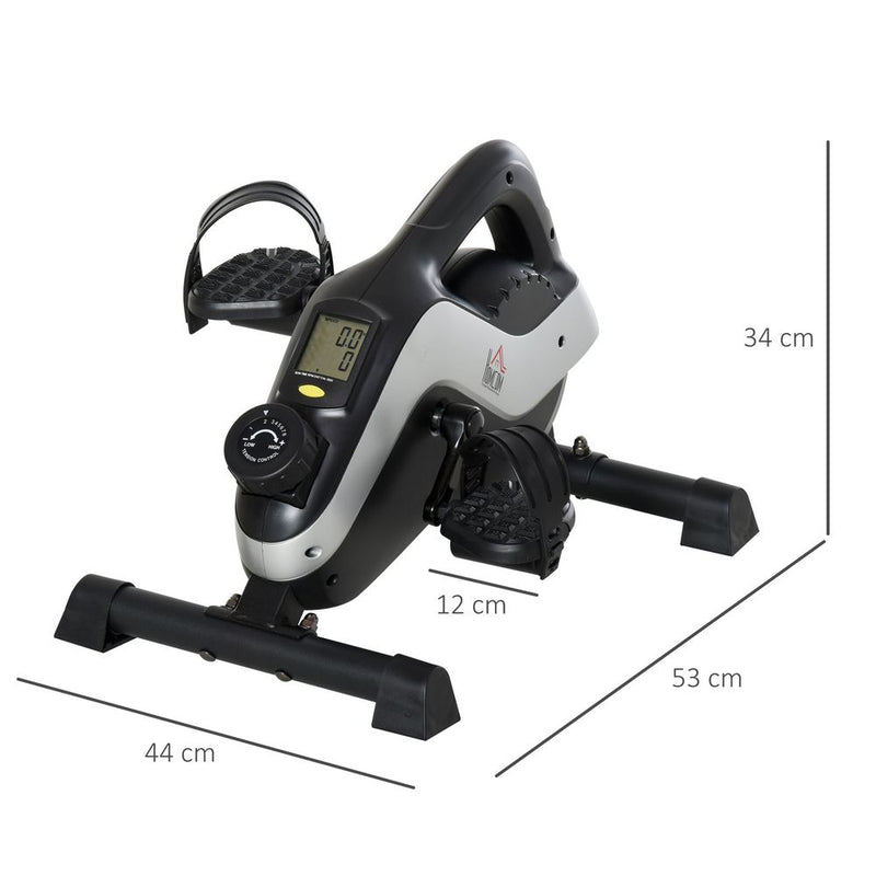 HOMCOM Portable Pedal Exerciser, Mini Exercise Bike with 8 Levels Magnetic Resistance - image 3