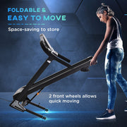 HOMCOM 2.0HP Folding Incline Treadmill, 12.8km/h with 12 Programs - view 5