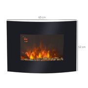 Slimline Wall Mounted Electric Fireplace Heater - view 3