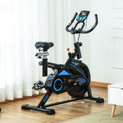 Premium HOMCOM Exercise Bike: Indoor Cycling Bicycle with LCD Monitor - Adjustable Seat & Handlebar - image 3