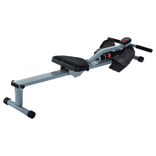 Premium HOMCOM 12-Level Rowing Machine for Total-Body Fitness & Cardio Training - image 2