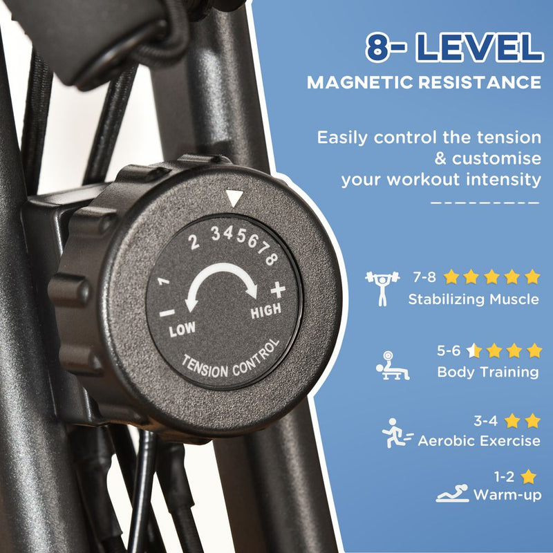 Ultimate Cardio Fitness Bike: 2-In-1 Upright & Recumbent Exercise Bike with Pulse Sensor & LCD - image 6