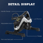 HOMCOM Portable Pedal Exerciser, Mini Exercise Bike with 8 Levels Magnetic Resistance - image 6