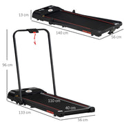 HOMCOM Foldable Walking Treadmill with LED Display - view 3