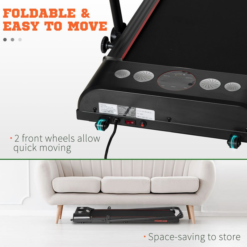 HOMCOM Foldable Walking Treadmill with LED Display - view 4