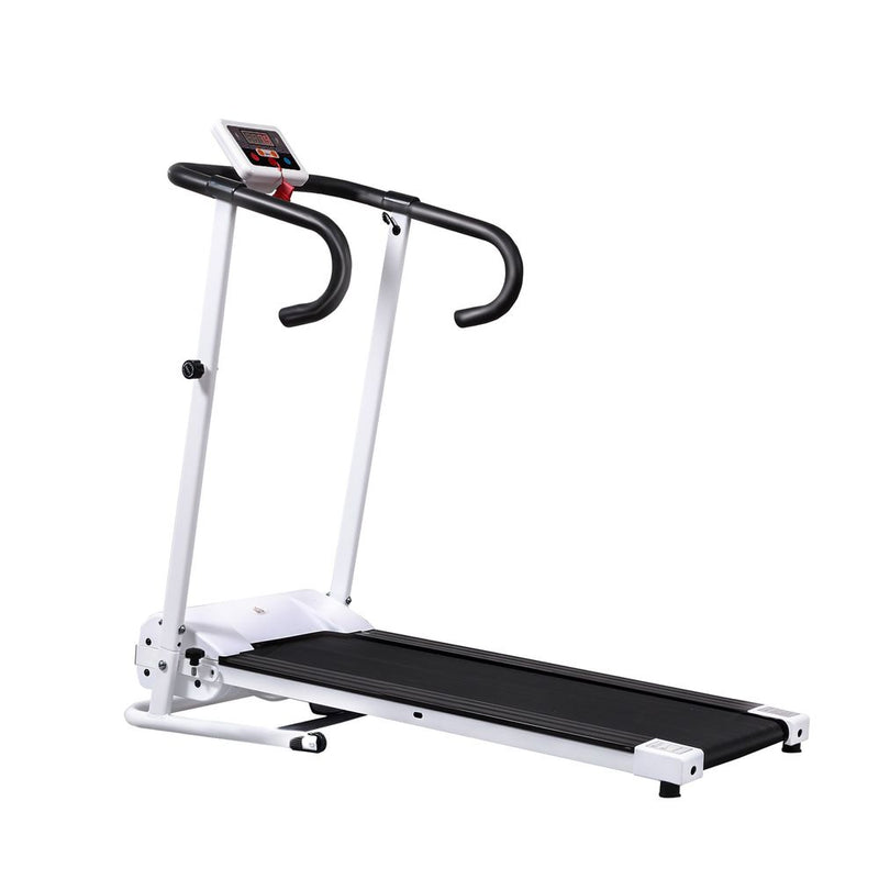 HOMCOM Folding Walking Treadmill with LCD Monitor and Safety Key - view 2