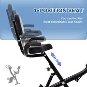 Ultimate Cardio Fitness Bike: 2-In-1 Upright & Recumbent Exercise Bike with Pulse Sensor & LCD - image 5
