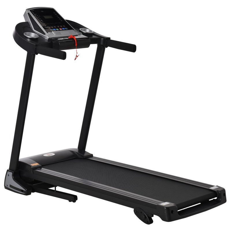 HOMCOM 2.0HP Folding Incline Treadmill, 12.8km/h with 12 Programs