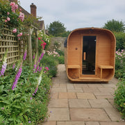 Steam & Oak Gas Cube Sauna 3.4m Premium L-Bench (Electric or Wood-Fired) - view 7