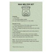 Taya Beige Wax Melter Set (Summer)