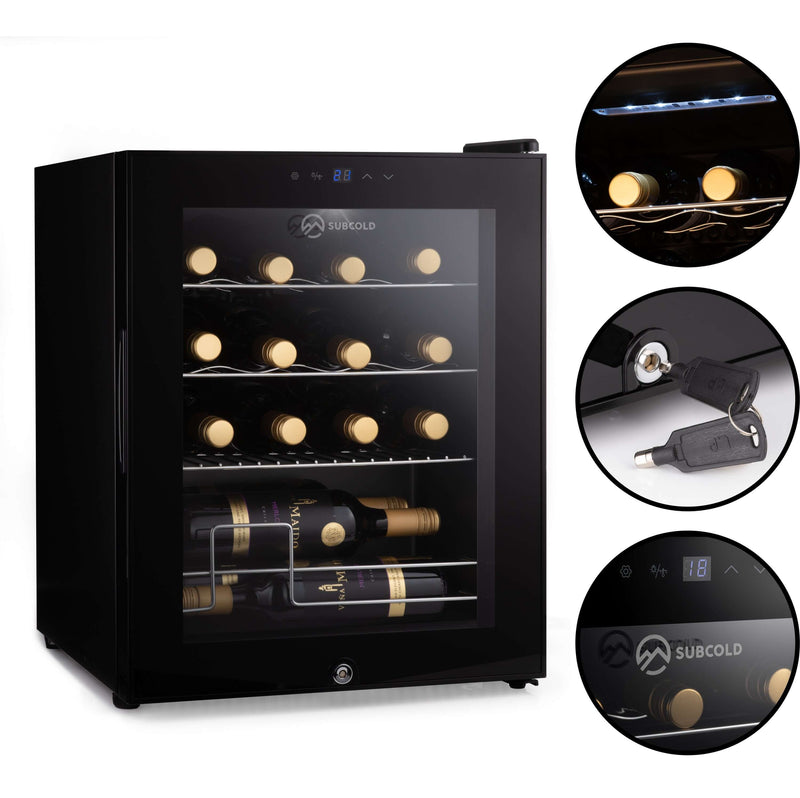 Subcold Viva16 16 bottle LED wine cooler, photo 4