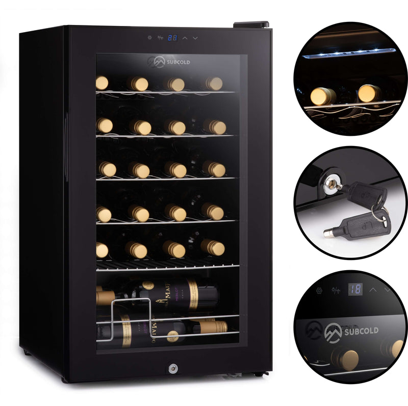 Subcold Viva24 24 bottle LED wine cooler, photo 3