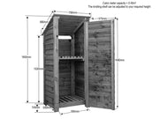 Wooden Log Store 