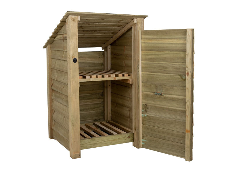 Wooden Log Store 