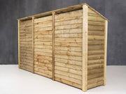 Wooden Log Store W-335cm, H-126cm or 180cm, D-88cm - image 2